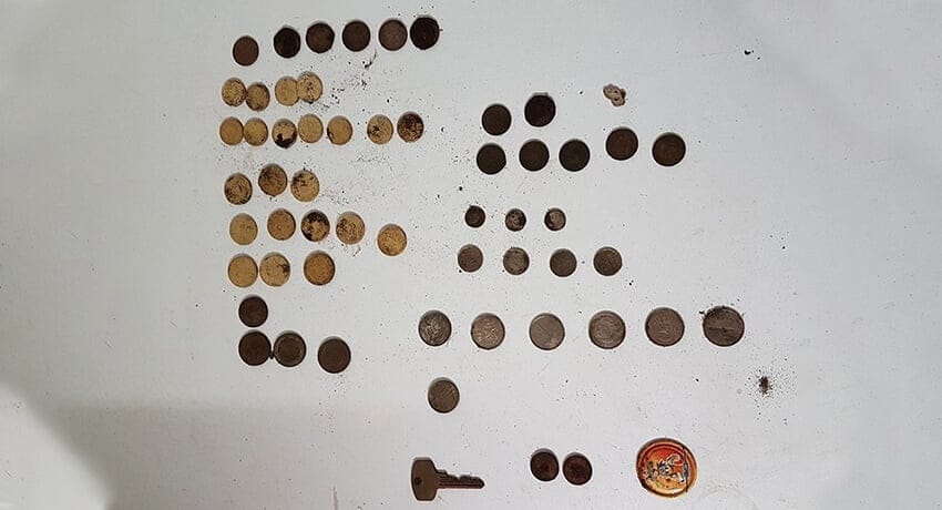 Madeni paraları bulmak çok kolay