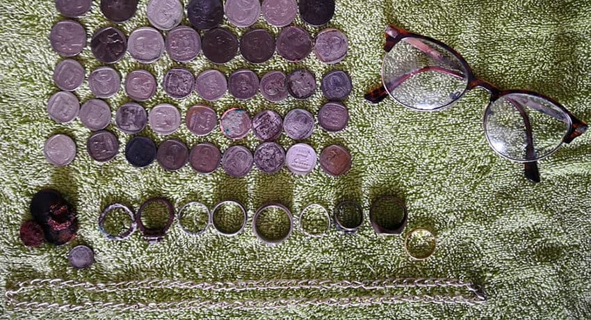 Sahilde Multi Kruzer Dedektörü ile arama yaptım