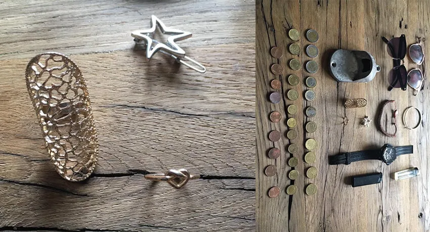 Dün Akşam Sahilde Dedektör Kullanarak