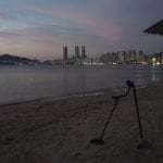Sabahın erken saatlerinde Kore plajı