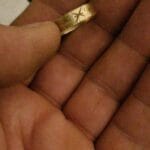 Bu gün bu güzel altın yüzüğü buldum