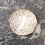 Kraliçe Elizabet Half Penny Gümüş Sikke