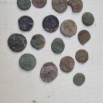 1. Edward Sikkesi ve 18 Adet Roma Sikkesi - 3