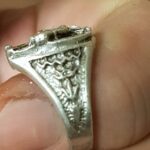 1976 Birmingham Gümüş At Nalı Yüzük - 8