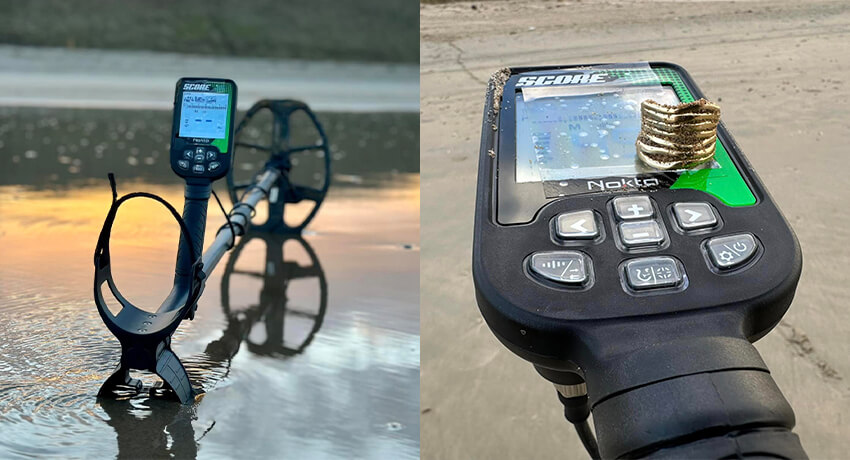 Nokta Score Dedektörümü Plajda Kullandım