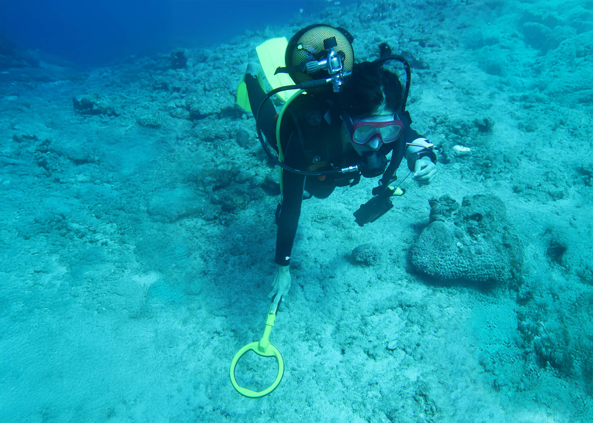 PulseDive Scuba Dedektör Sualtı Kullanım Fotoğrafı