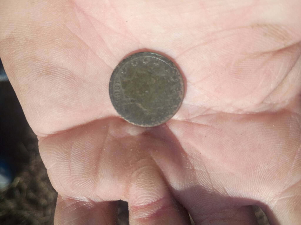 Nokta Triple Score ile Bulunan 1883 V Nickel - 2
